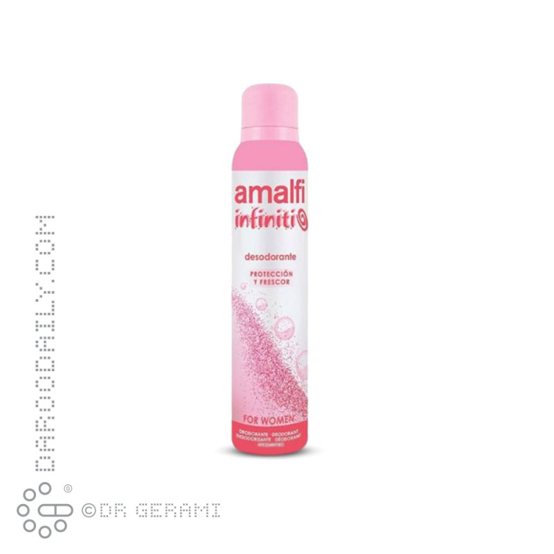 اسپری ضد تعریق بانوان رایحه Infinity آمالفی ۲۰۰ میلی لیتری