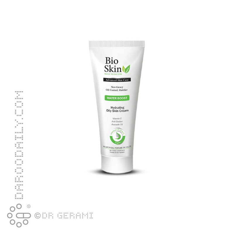 کرم مرطوب کننده و آبرسان پوست چرب بایو اسکین پلاس 75 میلی لیتری