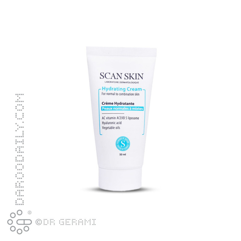 کرم آبرسان پوست معمولی تا مختلط اسکن اسکین 50 میلی لیتری