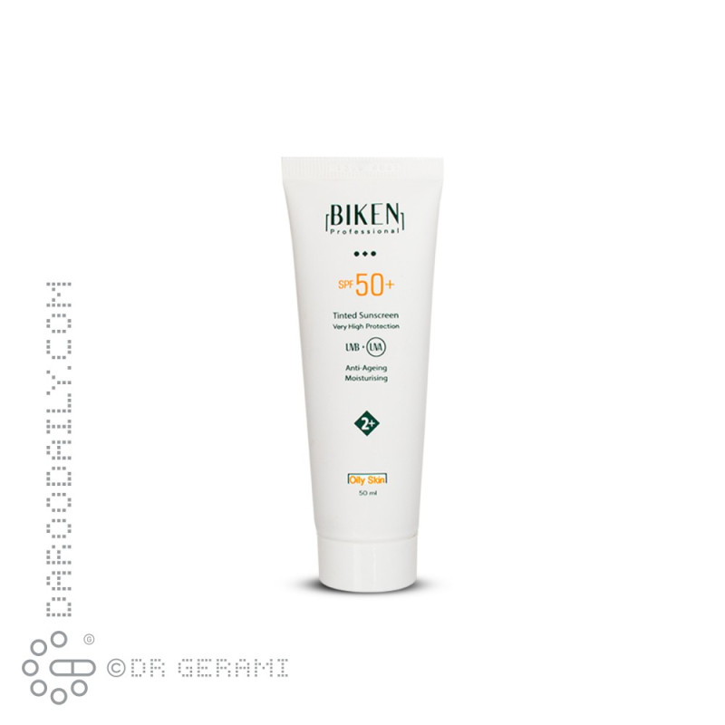 کرم ضد آفتاب رنگی پوست چرب SPF50 بیکن شماره +2