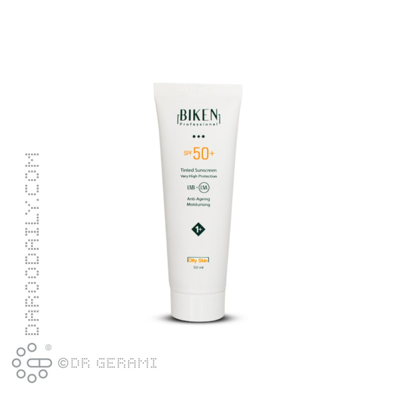 کرم ضد آفتاب رنگی پوست چرب SPF50 بیکن شماره +1