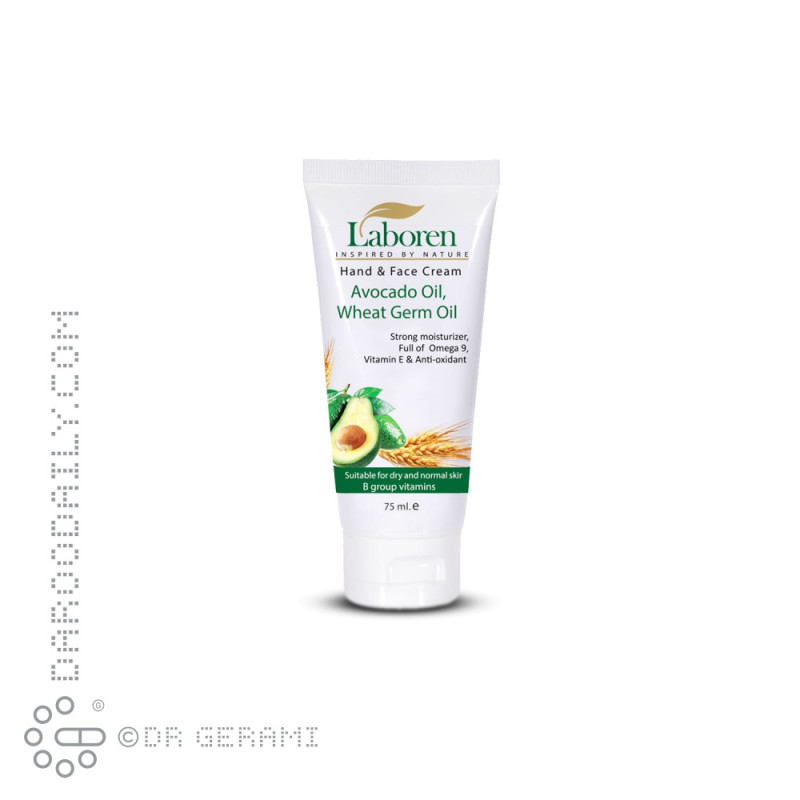 کرم مرطوب کننده پوست خشک حاوی آووکادو لابورن 75 میلی لیتری