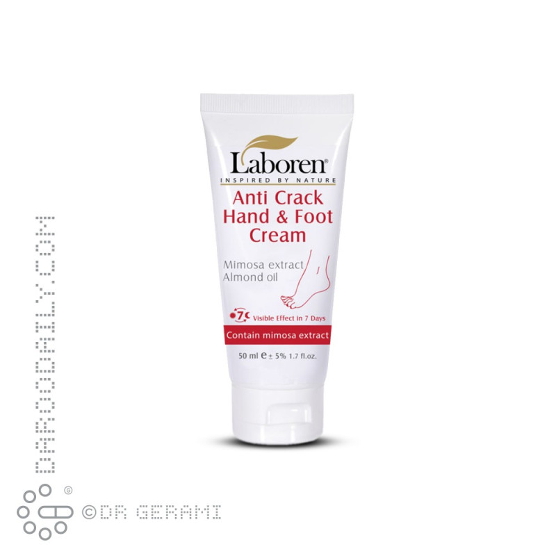کرم ترک دست و پا حاوی عصاره میموزا لابورن 50 میلی لیتری