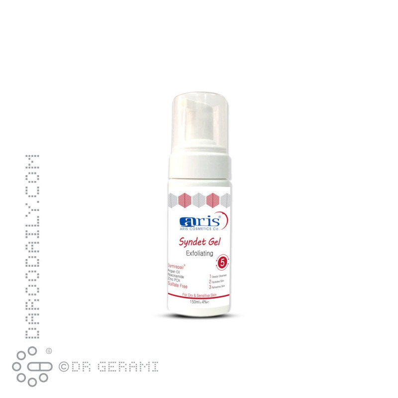 فوم ژل شوینده لایه بردار پوست خشک و حساس آریس 150 میلی لیتری
