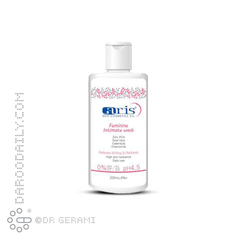ژل بهداشتی بانوان با PH 4.5 آریس 200 میلی لیتری