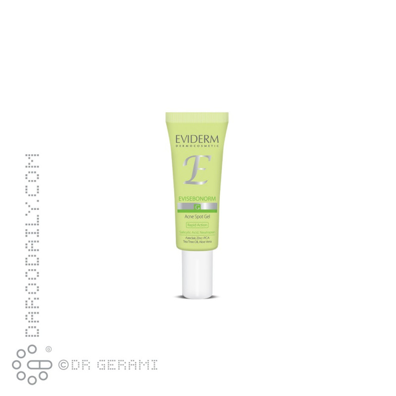 ژل ضد جوش پوست چرب مدل Evisebonorm اویدرم 15 میلی لیتری
