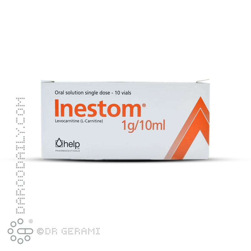 محلول ال کارنیتین 1 گرمی اینستوم هلپ فارمسیوتیکال 10 عددی