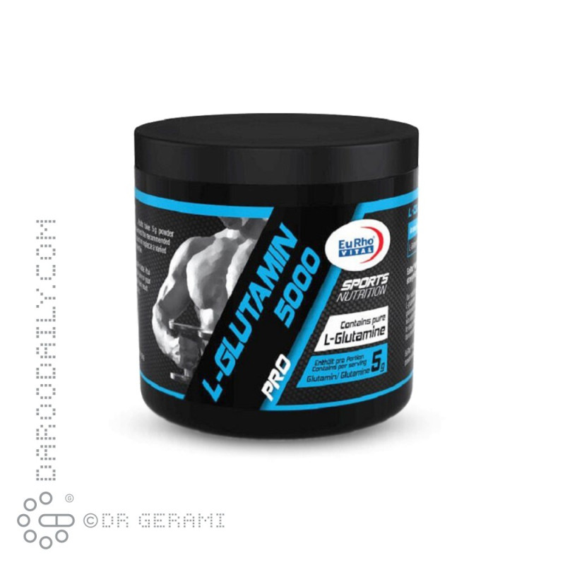 پودر ال گلوتامین ۵۰۰۰ واحدی یوروویتال ۳۰۰ گرمی