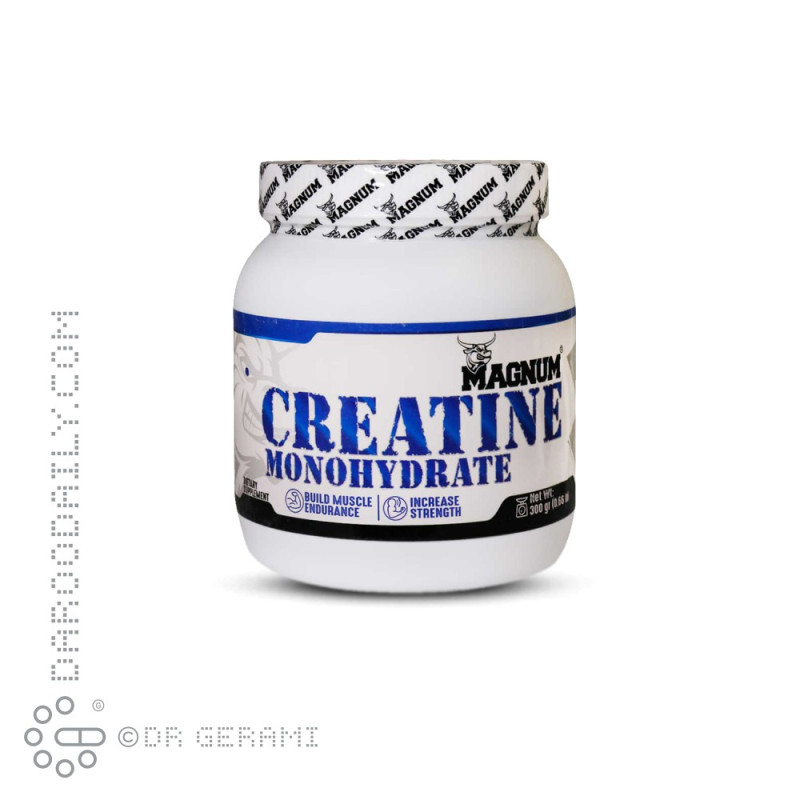 پودر کراتین مونوهیدرات مگنوم ویتامینز ۳۰۰ گرمی