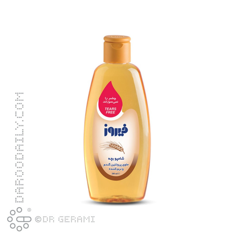 شامپو مو کودک حاوی پروتئین گندم فیروز 300 میلی لیتری