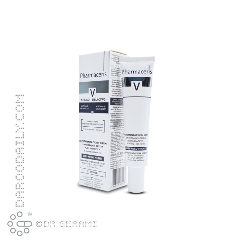 کرم شب پوست های ویتیلیگو مدل Viti Melo فارماسریز 40 میلی لیتری
