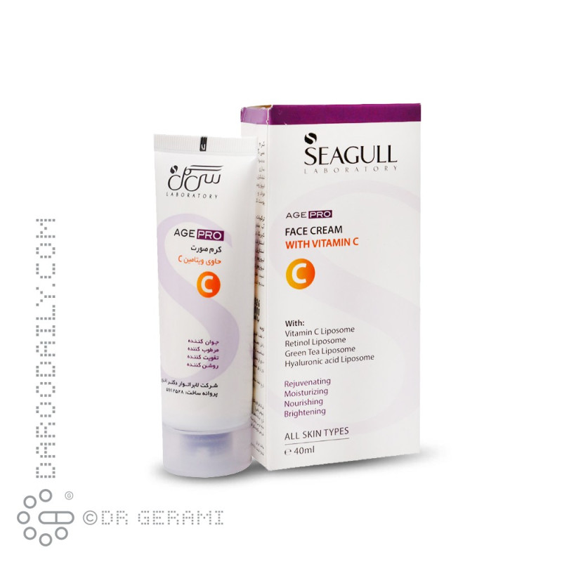 کرم صورت ویتامین C سی گل 40 میلی لیتری