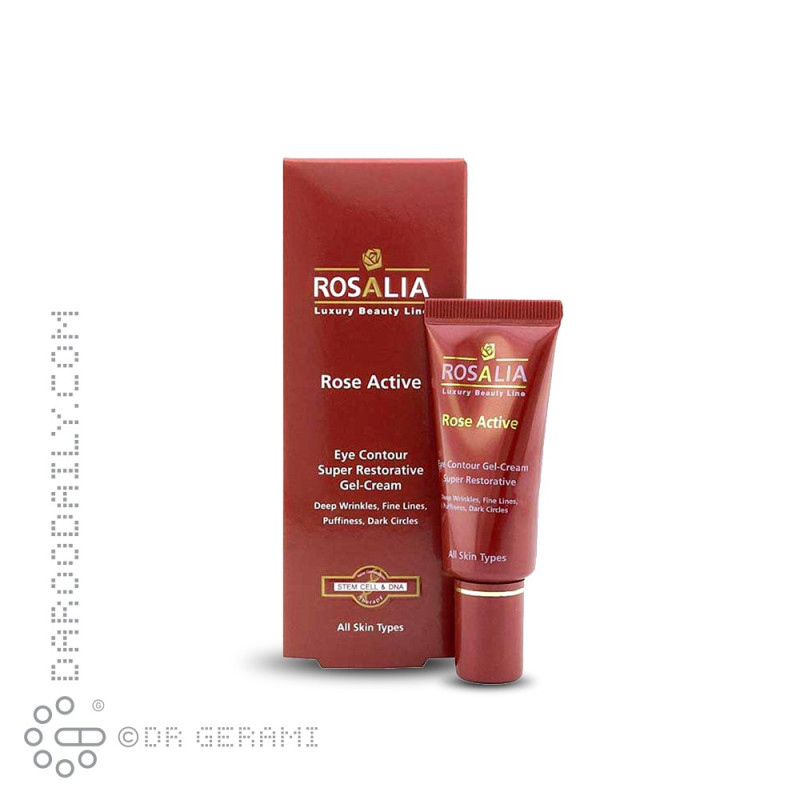ژل کرم دور چشم مدل Rose Active رزالیا 20 میلی لیتری