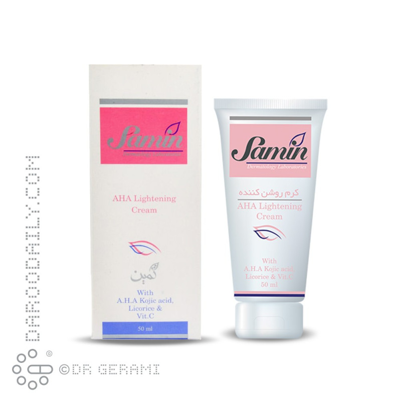 کرم روشن کننده AHA ثمین 50 میلی لیتری