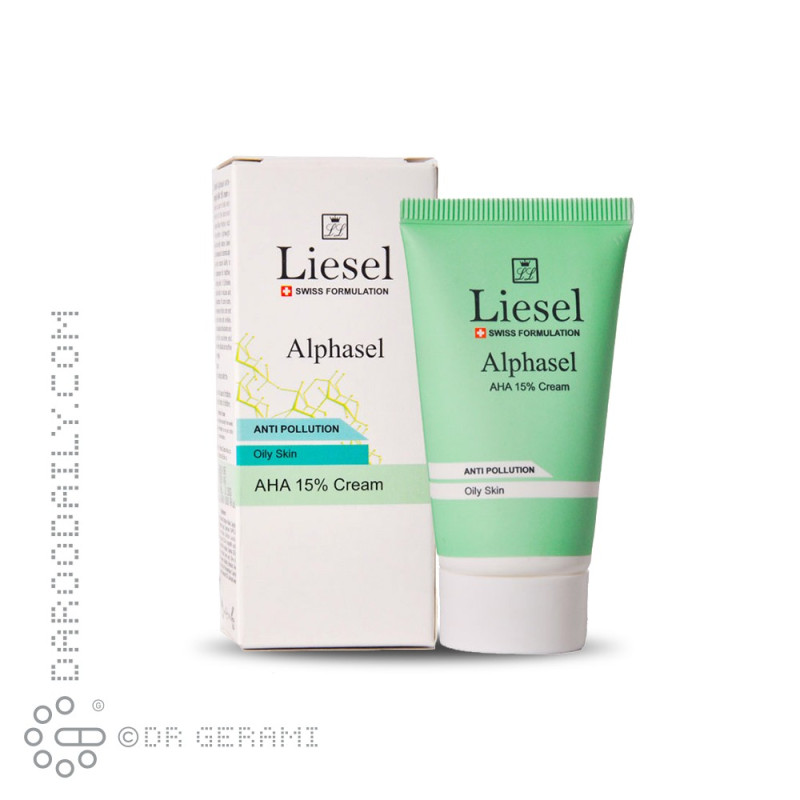 کرم 15 درصد AHA پوست چرب مدل Alphasel لایسل 30 میلی لیتری