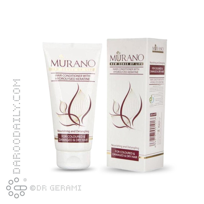 نرم کننده موهای خشک حاوی کراتین مورانو 200 میلی لیتری