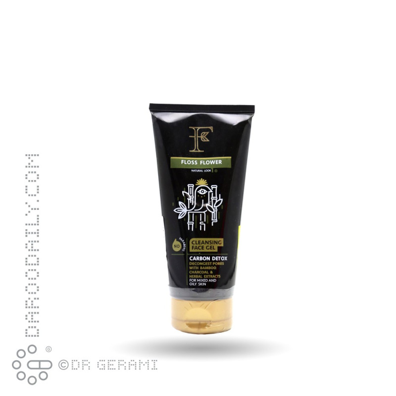 ژل شستشو و سم زدا پوست چرب زغال بامبو فلوس فلاور 200 میلی لیتری