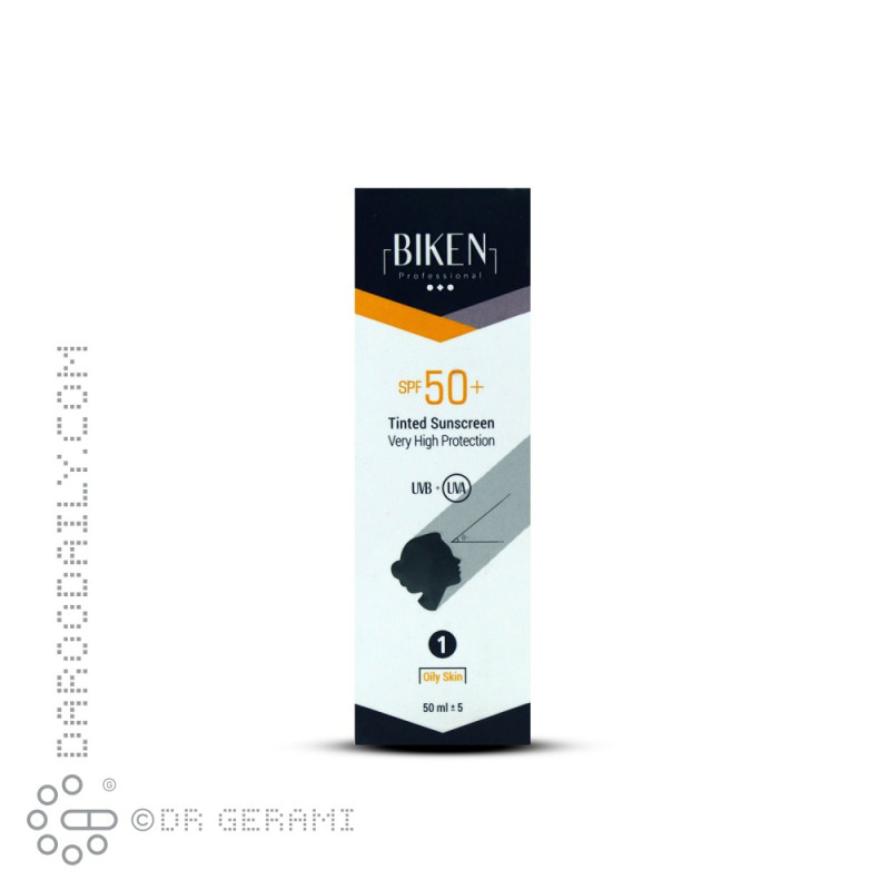 کرم ضد آفتاب رنگی پوست چرب SPF50 بیکن شماره 1