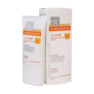 کرم ضد آفتاب بی رنگ پوست نرمال و خشک SPF50 مای 50 میلی لیتری