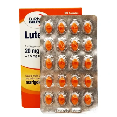 کپسول لوتئین یوروویتال 20 میلی‌گرم 60 عددی