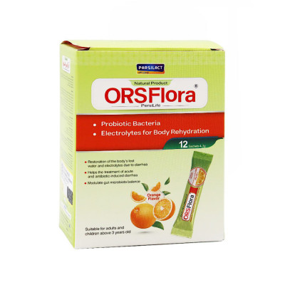 شربت ا آر اس فلورا پرسی لایف 4/1 میلی‌گرم 12 عددی