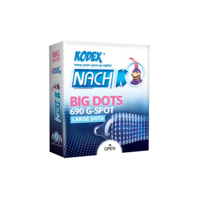 کاندوم نازک کدکس 3 عددی BIG DOTS
