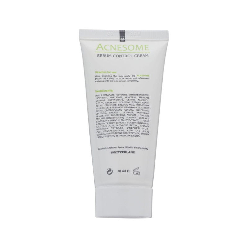 کرم ضد جوش صورت مدل Acnesome فیس دوکس ۳۰ میلی لیتری