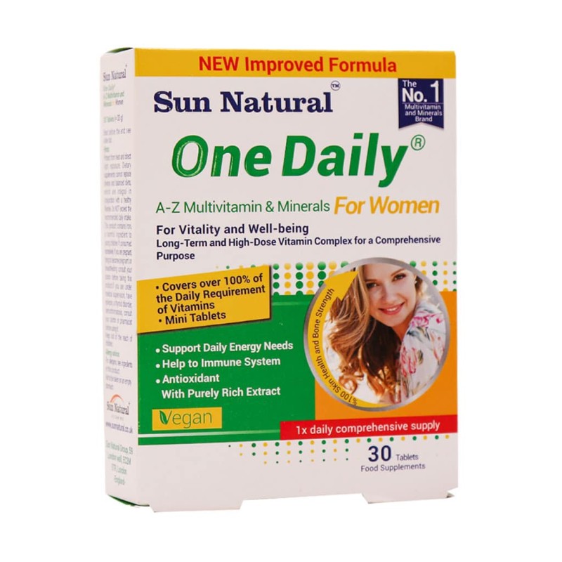 قرص مولتی ویتامین وان دیلی آ _ ز خانم ها سان نچرال 30 عددی