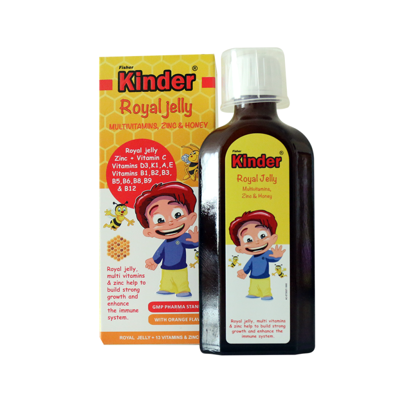 شربت رویال ژلی فیشر کیندر 150 میلی لیتری