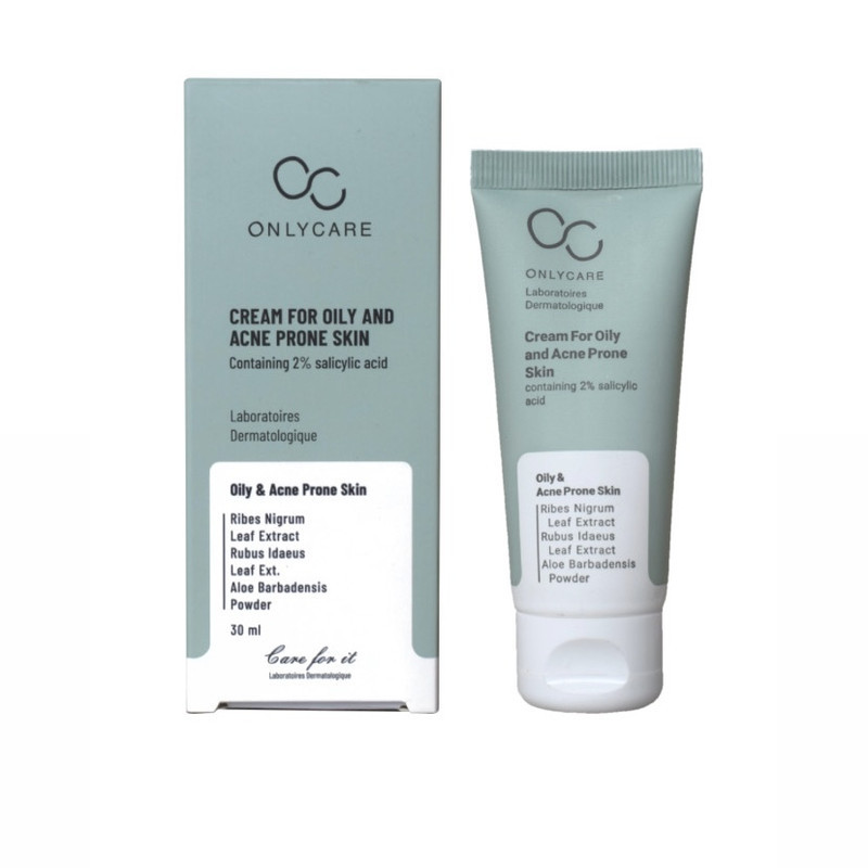 کرم پوست چرب و جوشدار اونلی کر حاوی 2 درصد سالیسیلیک اسید 30 میلی‌لیتر
