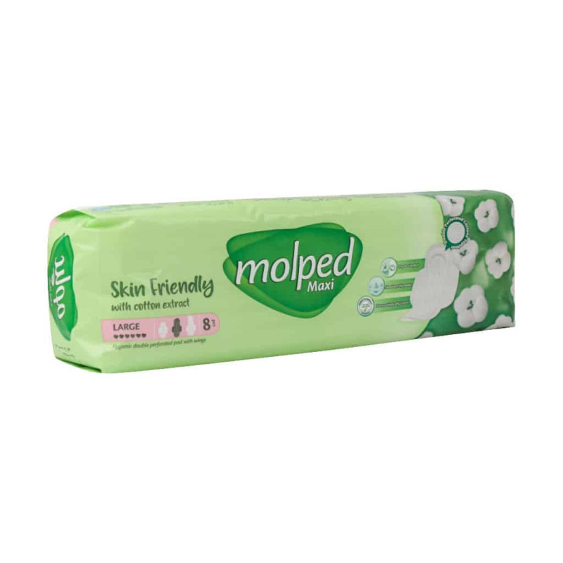 نوار بهداشتی مولپد بزرگ 10 عددی ساده