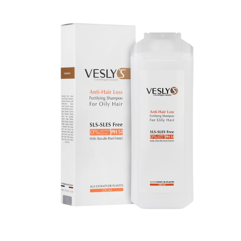 شامپو ضد شوره موهای چرب وسلیز 200 میلی‌لیتر