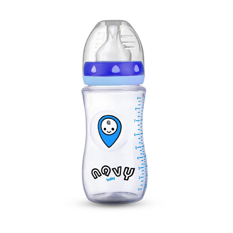 شیشه شیر کلاسیک پلاس ناوی بیبی 270 میلی‌لیتر
