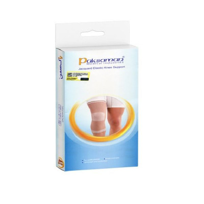 زانوبند طبی الاستيک ژاکارد پاک سمن سایز بزرگ