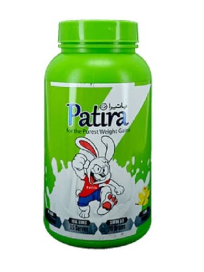 پودر افزایش وزن وانیلی کودکان پاتیرا 500 گرمی