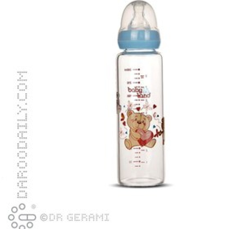 شیشه شیر پیرکس کلاسیک بی بی لند 240 میلی لیتری کد 437