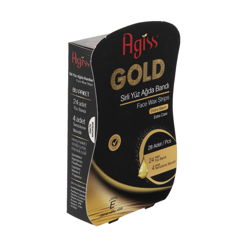 نوار موم صورت گلد آگیس 28 عددی