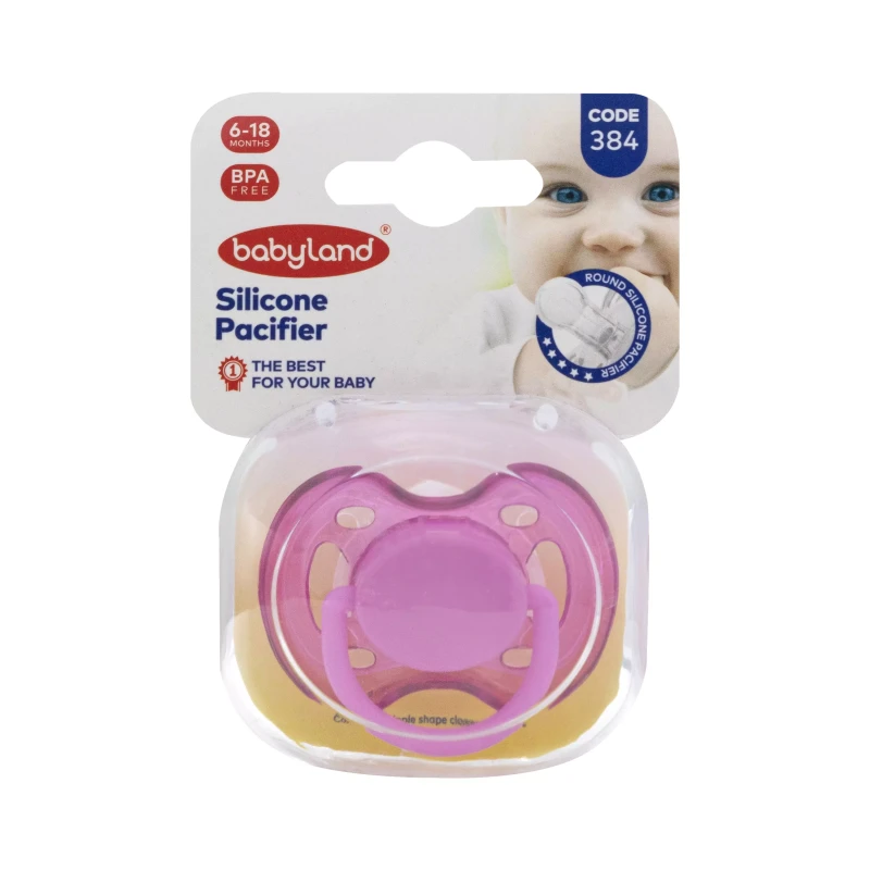 پستانک فندوقی النا شفاف بی بی لند سایز 2 کد 384