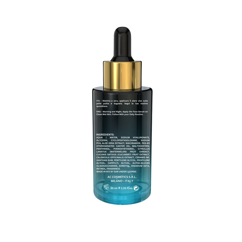 سرم پوست صورت اورلین حاوی هیالورونیک اسید و رتينول 30 میلی‌لیتر