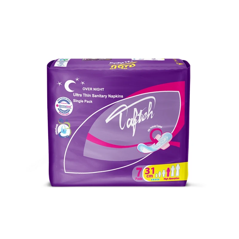 نوار بهداشتی تافته خیلی بزرگ مناسب شب 7 عددی