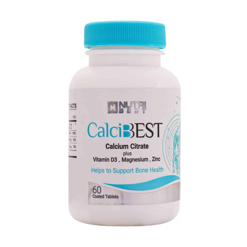 قرص کلسیم سیترات و ویتامین D کلسی بست 60 عددی