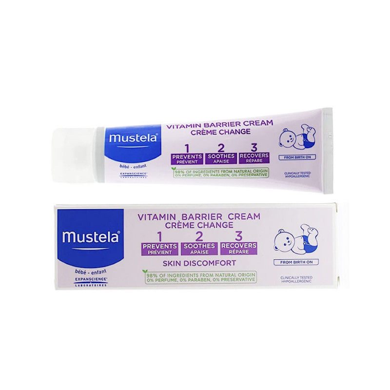 کرم ویتامین سوختگی پای کودک بریر 3-2-1 موستلا 50 گرمی