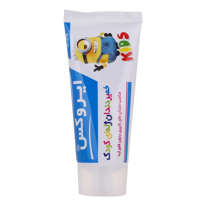 ژل دندان شیری وانیلی ایروکس ۸۰ گرمی