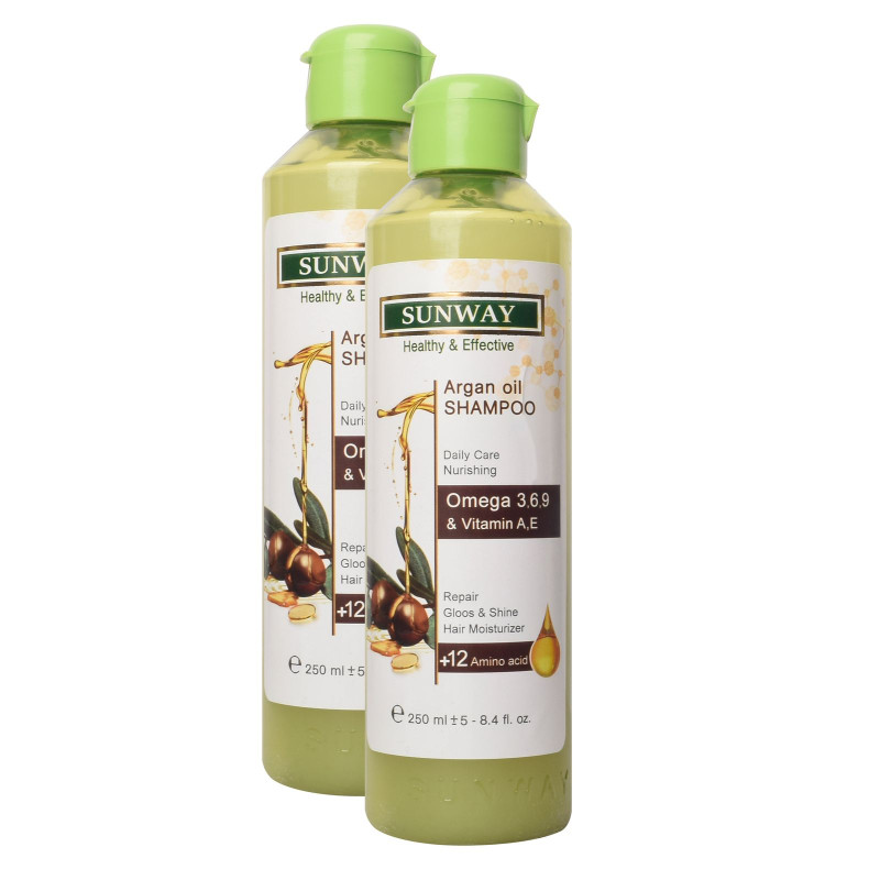 شامپو مو روزانه حاوی روغن آرگان سان وی 250 میلی لیتری