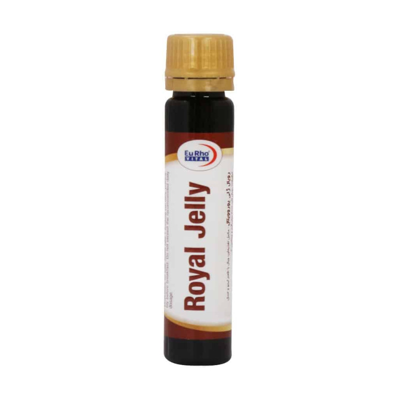رویال ژلی ویال 2000 میلی‌گرم یوروویتال 6 عددی