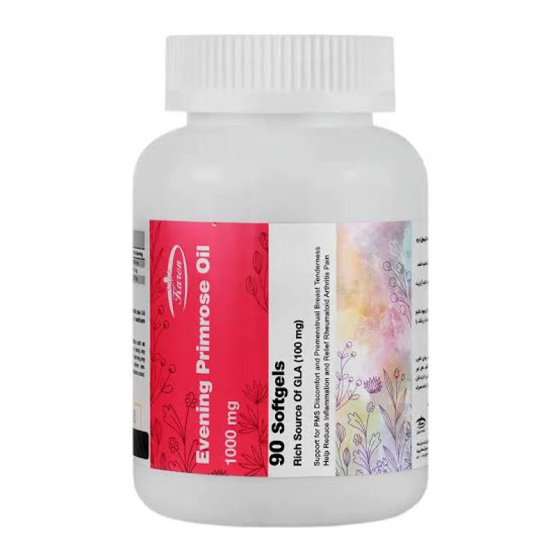 کپسول روغن گل مغربی ایونینگ پریم رز 1000 میلی‌گرم کارن 90 عددی