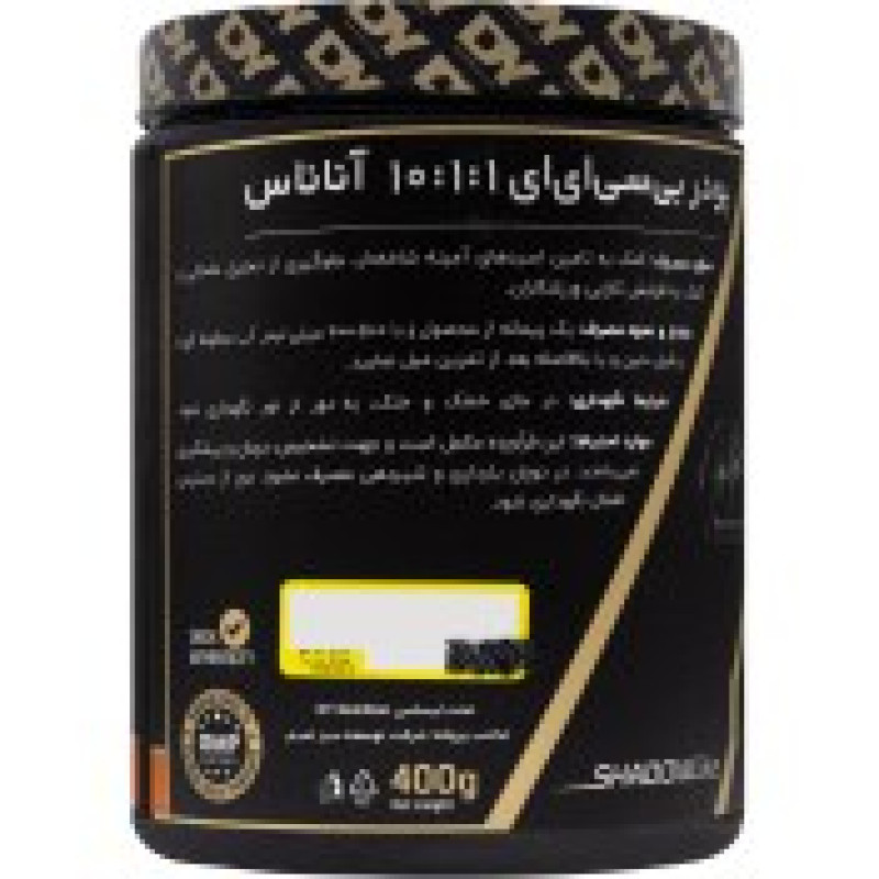 پودر هیت بی سی ای ای 10.1.1 دی وای نوتریشن طعم آناناس 400 گرم