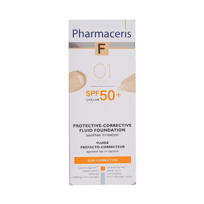 فلوئید ضد آفتاب استخوانی SPF50 فارماسریز شماره 01