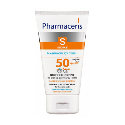 کرم ضد آفتاب صورت و بدن کودکان SPF50 فارماسریز 125 میلی لیتری