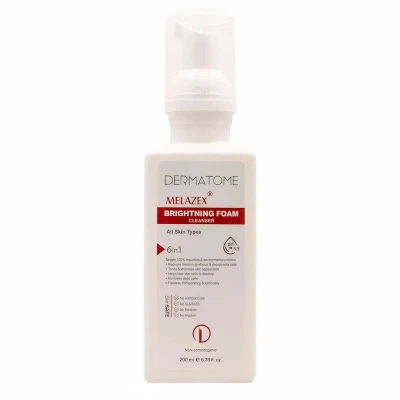 فوم پاک کننده و روشن کننده پوست درماتوم 200 میلی لیتری